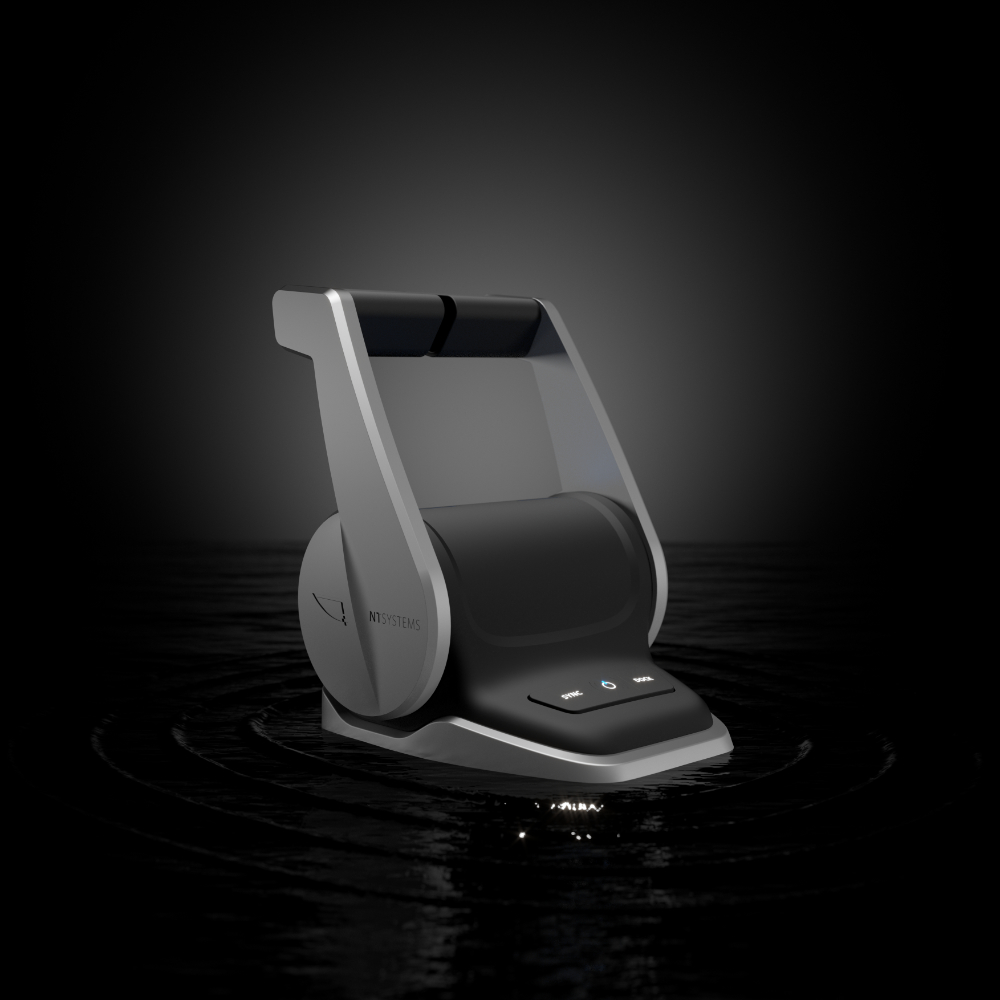 Elegant black joystick from the NT Systems series