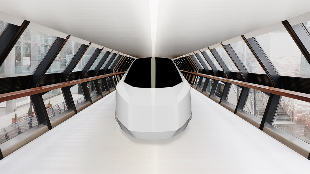 Airpod sleeping capsule in the hallway, a mobile industrial design solution