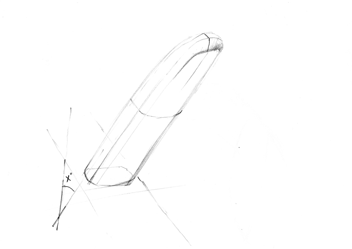 Skica zasnove trupa jahte