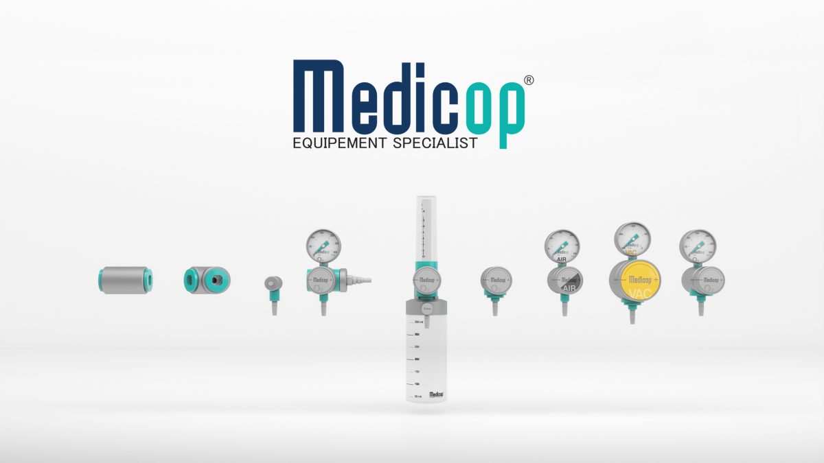 Render of the Medicop series of medical equipment